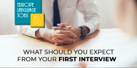What should you expect from your first interview?